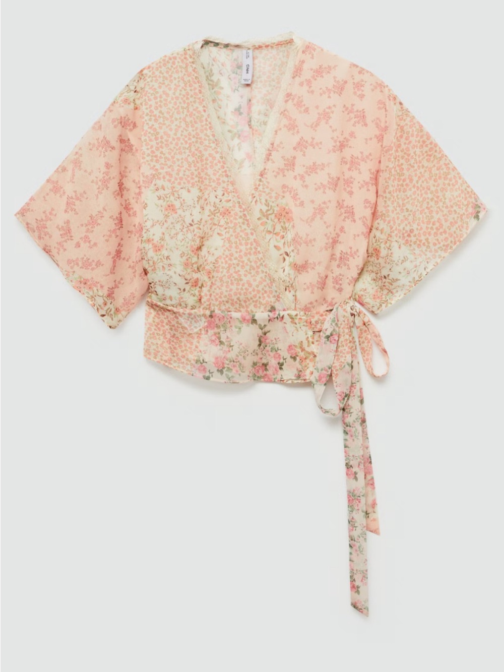 Mango floral top and skirt set